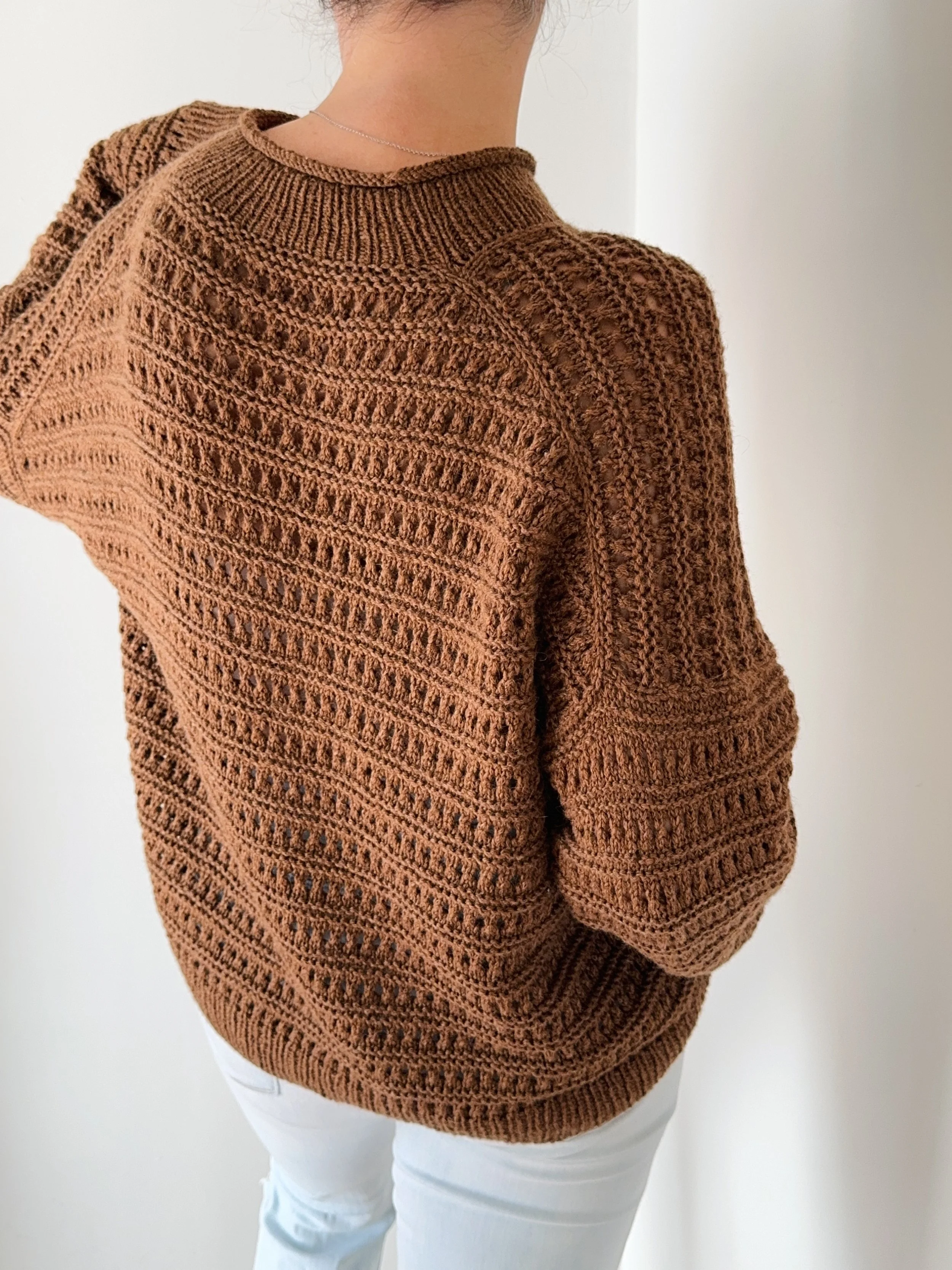 Gossamer Twist Sweater Lite Knitting Pattern — Caidree